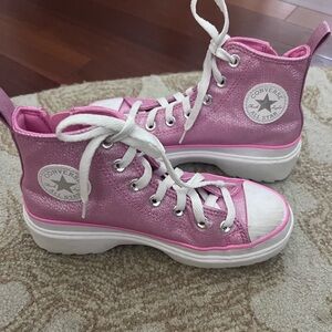Converse Kids High-Top Sneakers - Pink